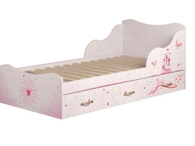 5 «Принцесса» Кровать на 900 с ящиками (комплектация 1)