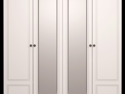 1 Шкаф для одежды 4-х дв. с зеркалом «Лукреция»