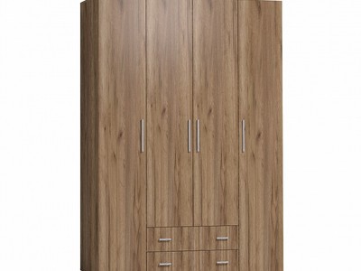 Монако 555 (спальня) Шкаф для одежды и белья Стандарт(глухие двери) (Дуб табачный Craft)