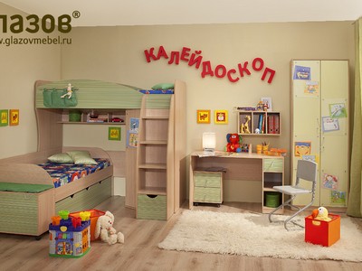 Детская комната «Калейдоскоп» Комплект 4
